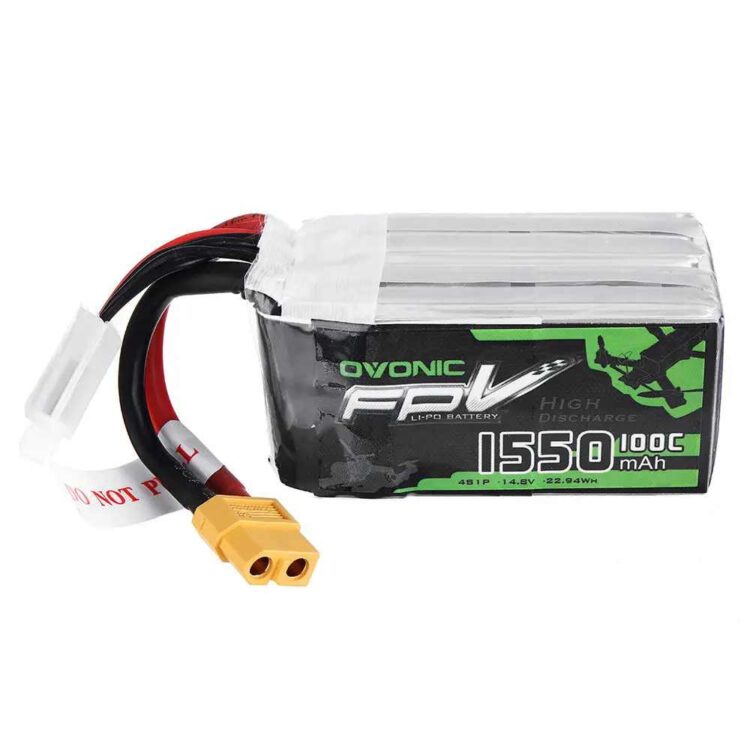 OVONIC 1550Mah 4s 14.8V 100c Battery