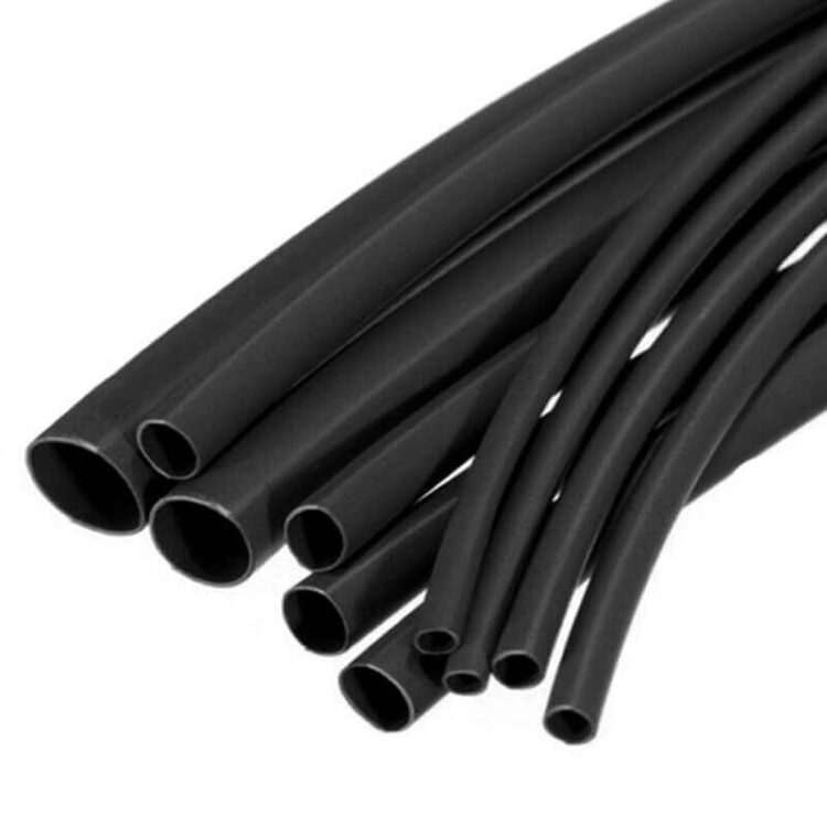 2mm Heat Shrink Sleeve Black (1meter)