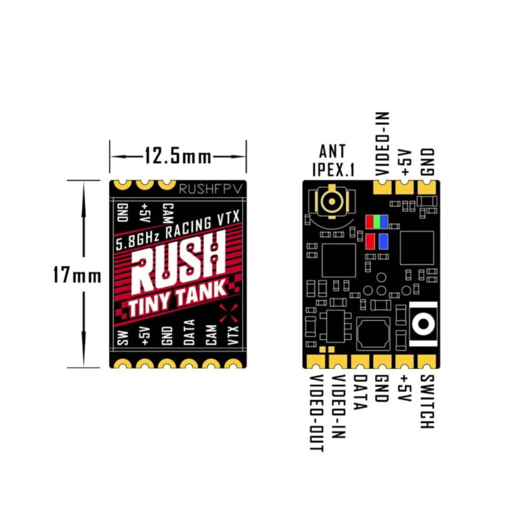 Rush Tiny Tank 5.8GHz VTX w/ Smart Audio - Image 2