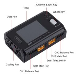 ToolkitRC M6D 500W 15A DC Dual Channel Smart Powerful Charger Buy India