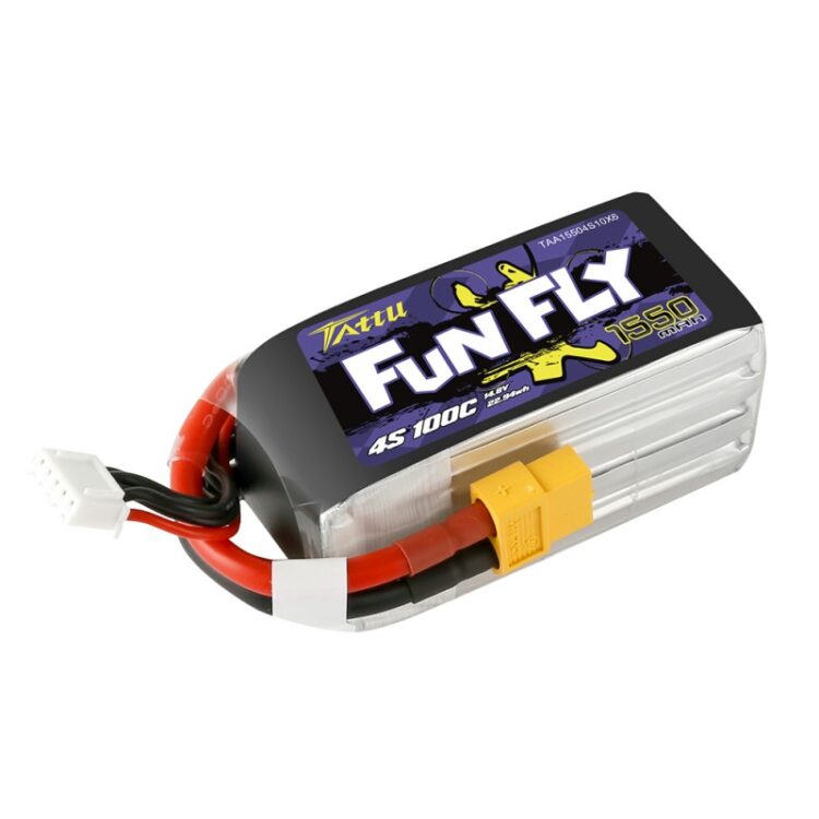 Tattu FunFly 1550mAh 4s 100C Lipo Battery - Image 2