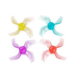 Gemfan 1636-4 40mm 4-Blade Whoop Propeller 1mm & 1.5mm Shaft - Set of 8