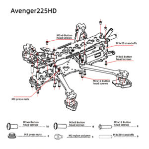 Avenger 225HD Freestyle Frame