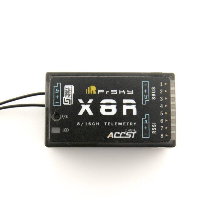 FrSky X8R 16ch Receiver, SBUS, Smart Port - Amplified PCB Antenna - Image 2