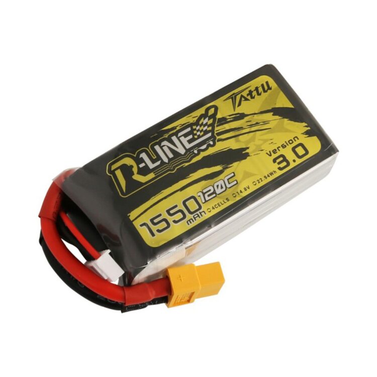 Tattu R-Line Version 3.0 1550mAh 4s 120C Lipo Battery - Image 2