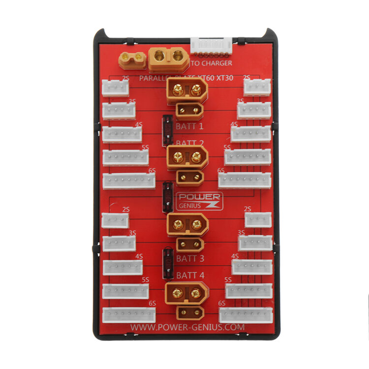 Power-Genius XT60+XT30 Fused 2-6S Parallel Charging Board - Image 2