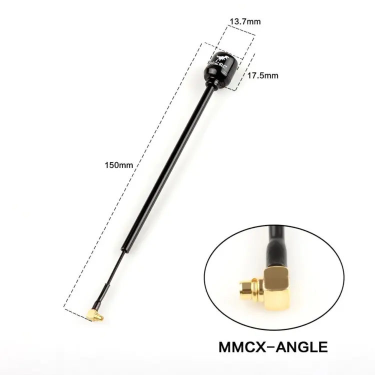 HGLRC Long Range Hammer Mini RHCP/LHCP 2.5dBi 5.8G Antenna - Image 4