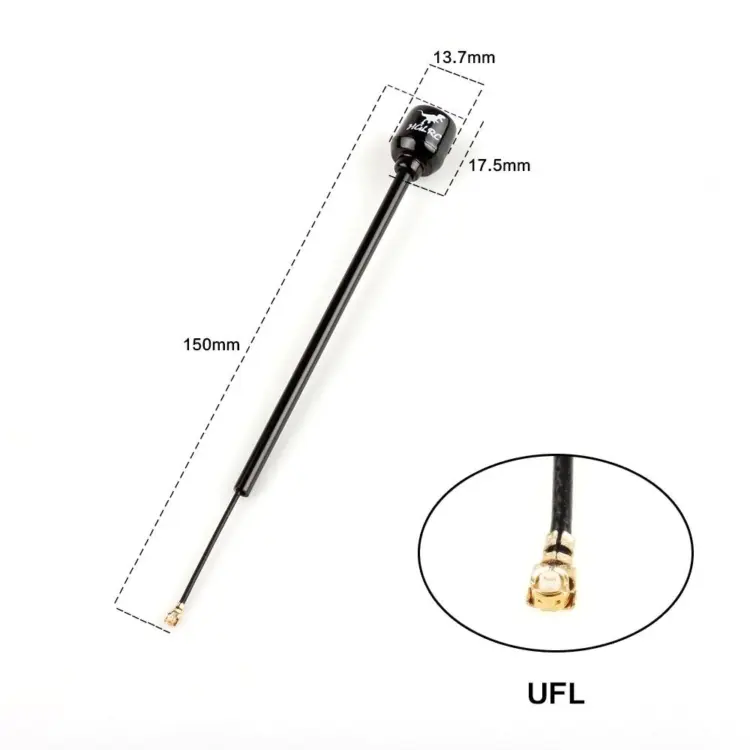 HGLRC Long Range Hammer Mini RHCP/LHCP 2.5dBi 5.8G Antenna - Image 3