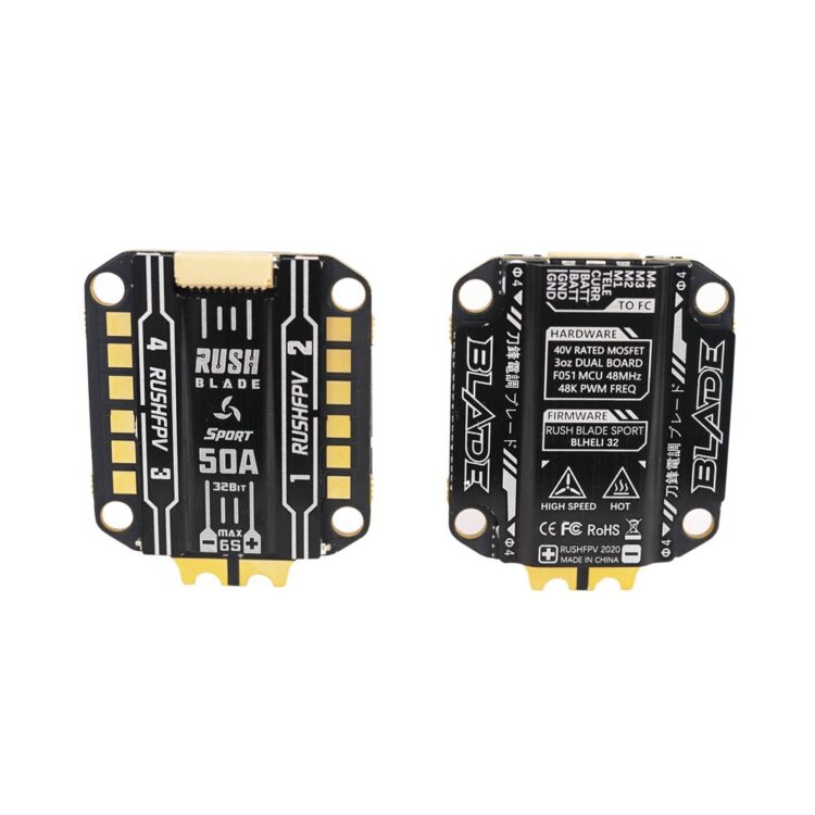 RUSHFPV RUSH BLADE 50A 3-6S BLHeli_32 4-in-1 ESC - Sport Edition - Image 3