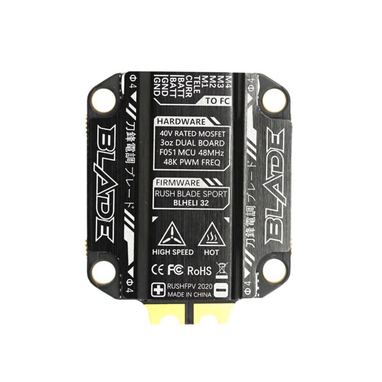 RUSHFPV RUSH BLADE 50A 3-6S BLHeli_32 4-in-1 ESC - Sport Edition - Image 2