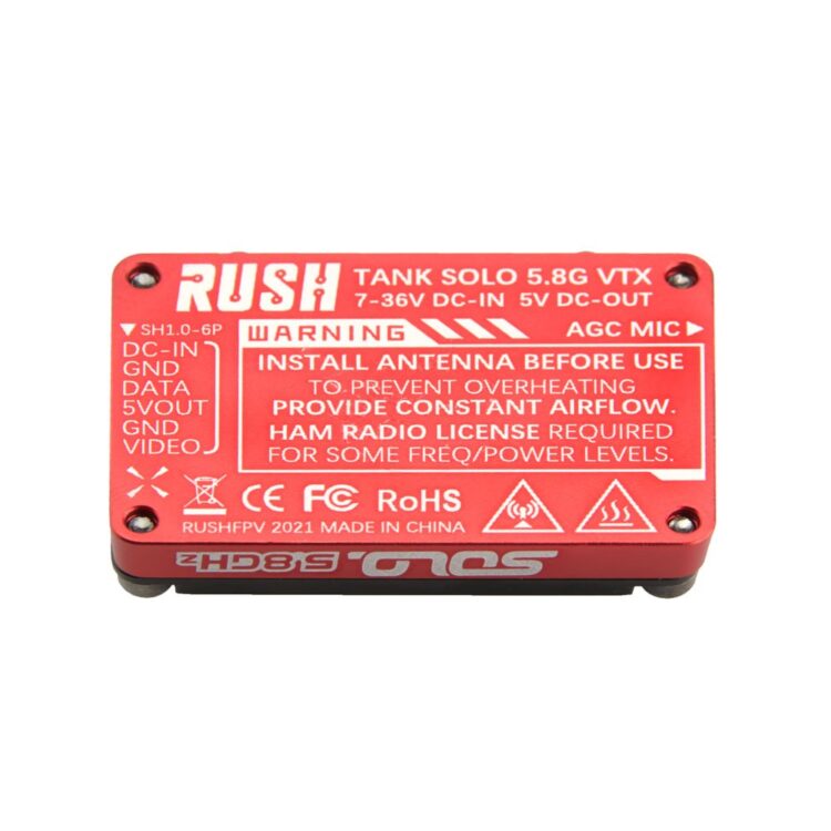 RushFPV Rush Tank SOLO 1W 5.8GHz VTX - Image 3