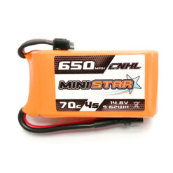 CNHL MiniStar 14.8V 4S 650mAh 70C LiPo Micro Battery - XT30