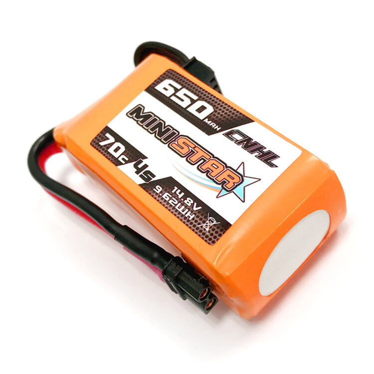 CNHL MiniStar 14.8V 4S 650mAh 70C LiPo Micro Battery - XT30 - Image 2