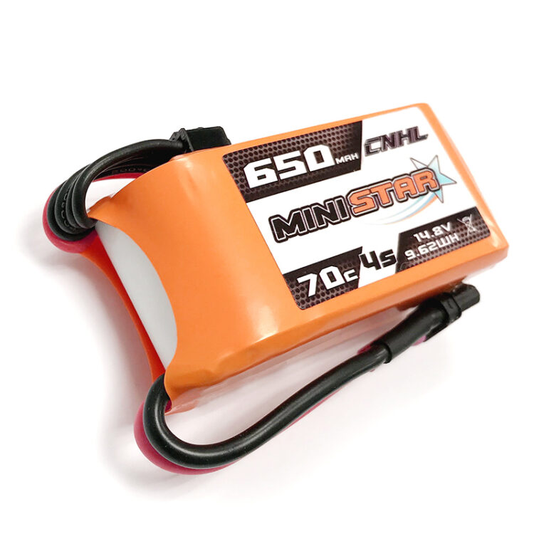 CNHL MiniStar 14.8V 4S 650mAh 70C LiPo Micro Battery - XT30 - Image 3