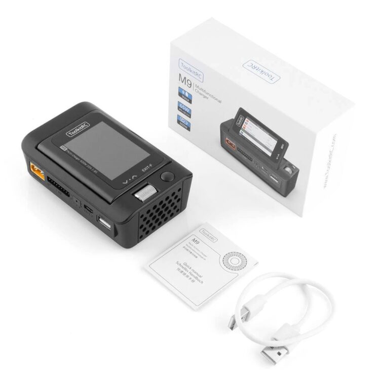 ToolkitRC M9 600W 20A 1-8S Multi-Function DC Smart Balance Charger w/ Voice Alerts - Image 3