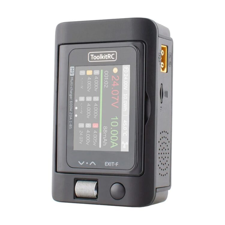 ToolkitRC M9 600W 20A 1-8S Multi-Function DC Smart Balance Charger w/ Voice Alerts - Image 4