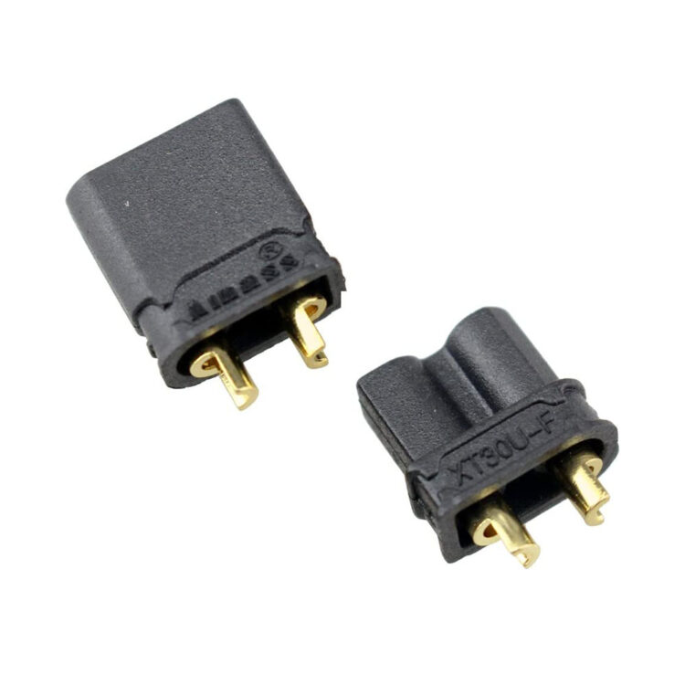 Amass XT30 Connector Black (1 Pair) - Image 2