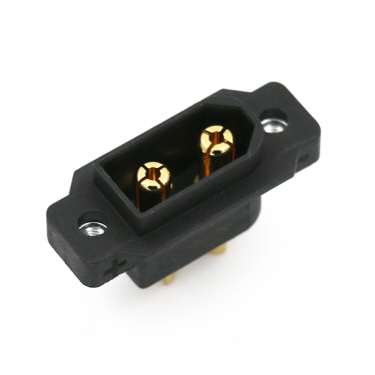 AMASS XT60E-M Mountable XT60 Male Plug (Black) - Image 2