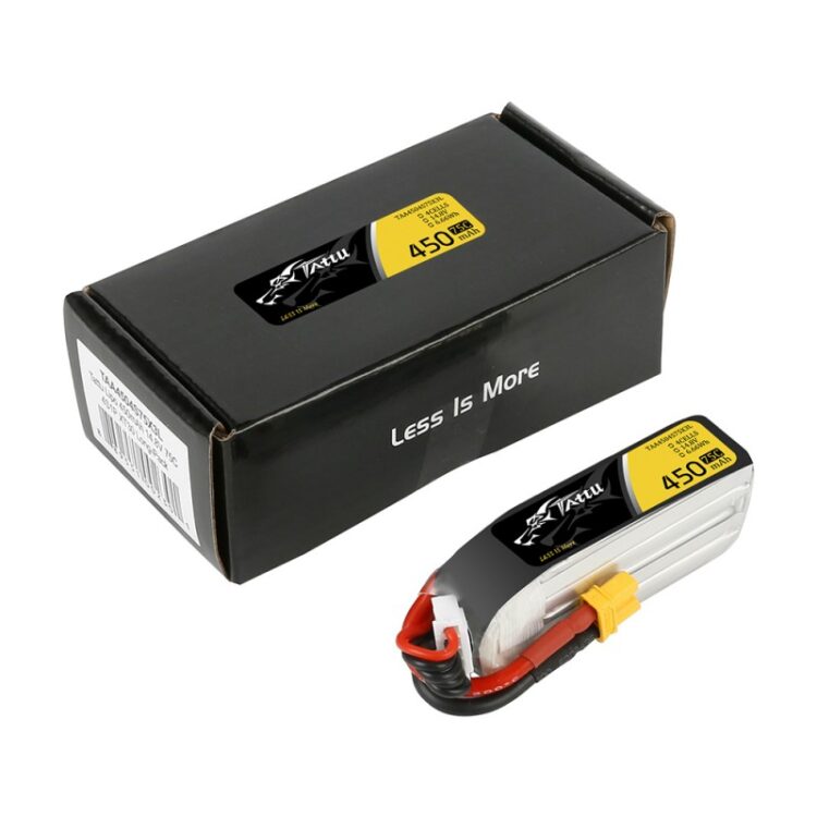 TATTU 450mAh 14.8V 75C 4S LiPo Battery Pack (1Pcs) - Image 5