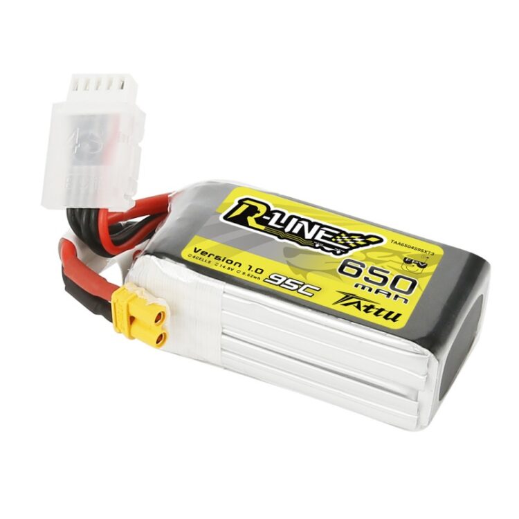 Tattu R-Line Version 1.0 650mAh 4S1P 95C Lipo Battery - Image 3