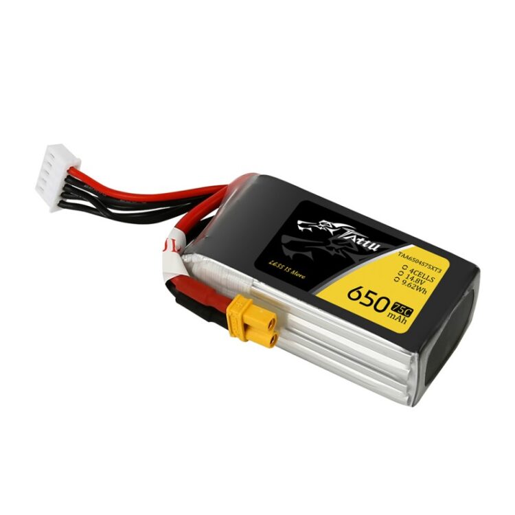TATTU 650mAh 14.8V 75C 4S LiPo Battery Pack (1Pcs) - Image 4