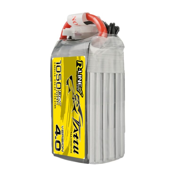 Tattu R-Line Version 4.0 1050mAh 6S1P 130C Lipo Battery - Image 3