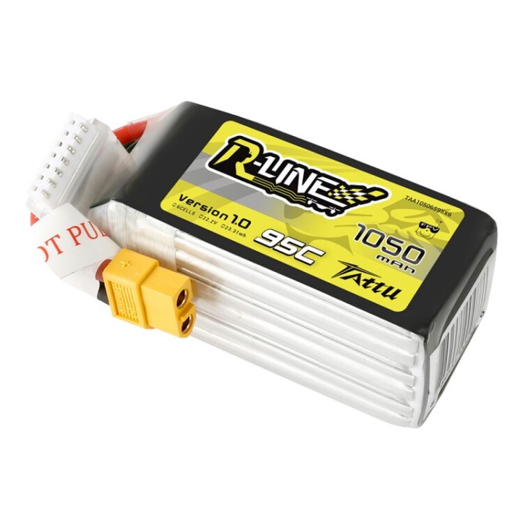 TATTU R-Line 1050mAh 6s 95C Lipo Battery - Image 4