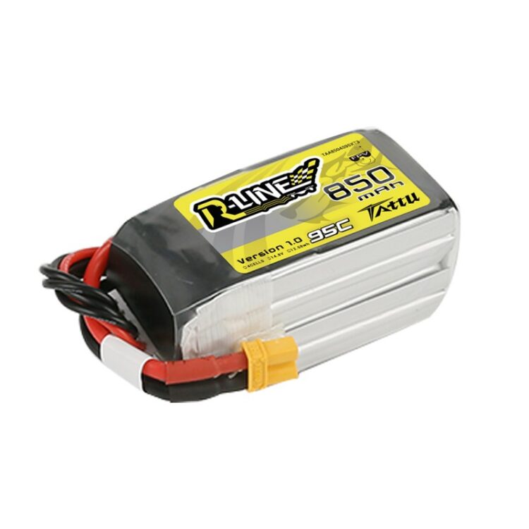 TATTU R-Line 850mAh 4s 95C Lipo Battery (XT-30) - Image 2
