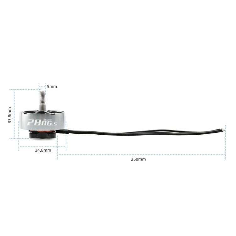 GEPRC SPEEDX2 2806.5 1350KV/1760KV Motor - Image 5