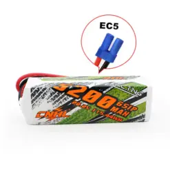 CNHL 5200mAh 22.2V 6S 90C Racing Series Lipo Battery (EC5)