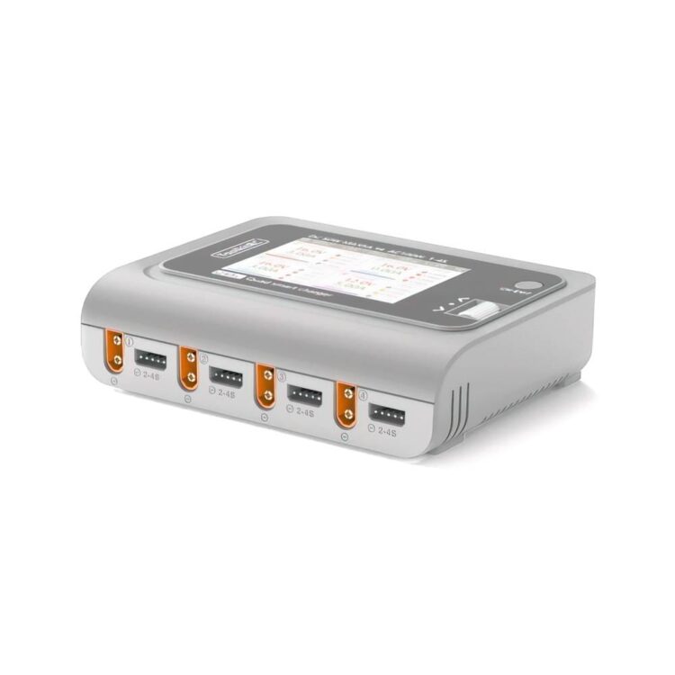 ToolkitRC Q4AC 1-4S 100W AC / 200W DC 4CH Smart Charger - XT60 - Image 3