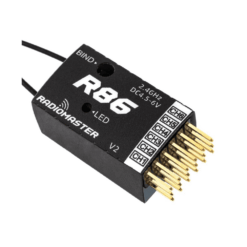 RadioMaster R86 V2 6CH PWM Receiver - D8/D16/SFHSS