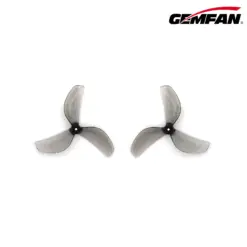 Gemfan 45mm 3-Blade Polycarbonate Propeller (Set of 8) - 1mm/1.5mm