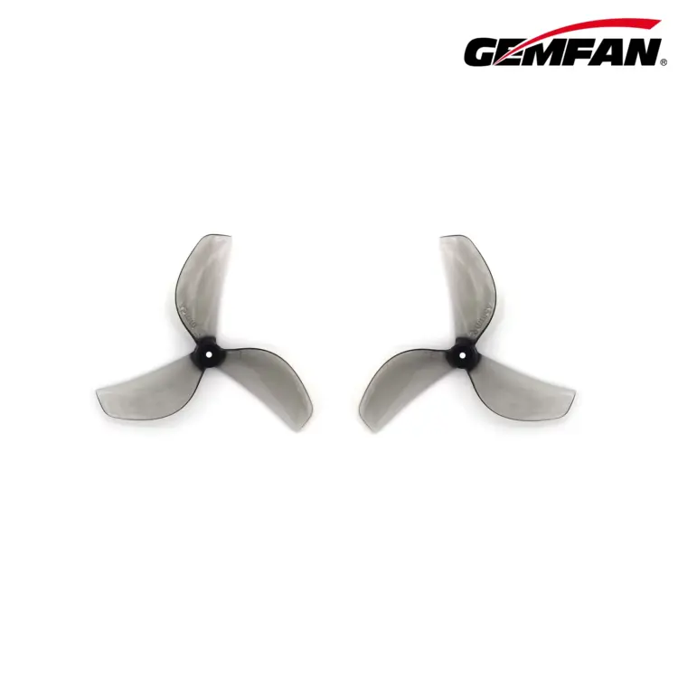 Gemfan 45mm 3-Blade Polycarbonate Propeller (Set of 8) - 1mm/1.5mm