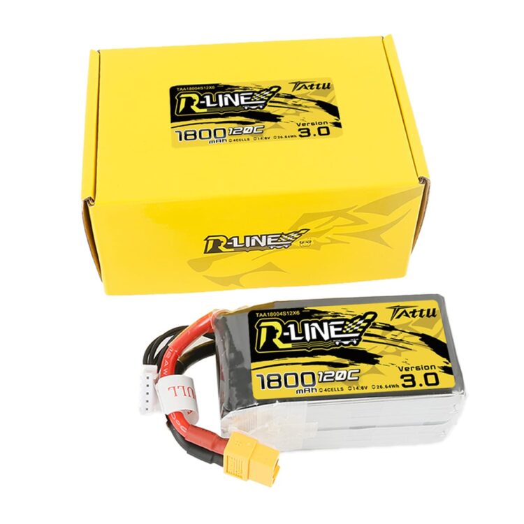 Tattu R-Line Version 3.0 1800mAh 4s 120C Lipo Battery - Image 3