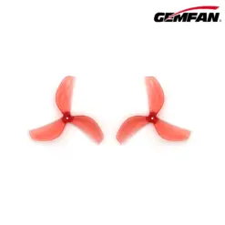 Gemfan 45mm 3-Blade Polycarbonate Propeller (Set of 8) - 1mm/1.5mm