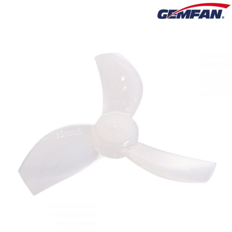 Gemfan 35MM Durable Tri-Blade Propellers (1mm Shaft) - Image 2