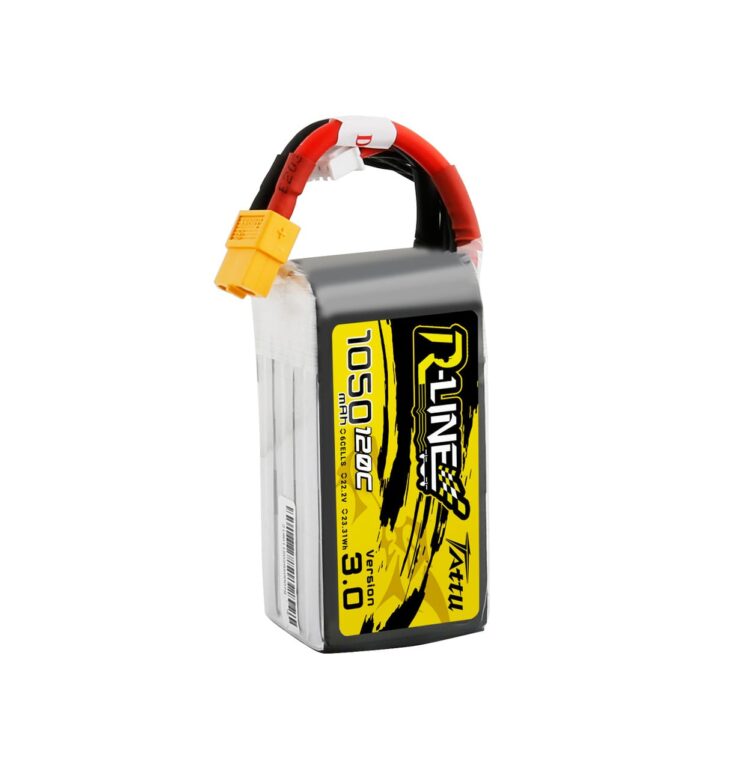 Tattu R-Line Version 3.0 1050mAh 6s 120C Lipo Battery - Image 2