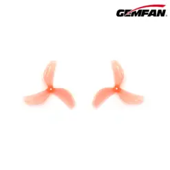 Gemfan 45mm 3-Blade Polycarbonate Propeller (Set of 8) - 1mm/1.5mm