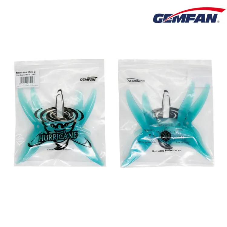 Gemfan Hurricane 5536 3-Blade Propeller (Set of 4)