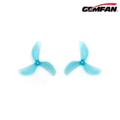 Gemfan 45mm 3-Blade Polycarbonate Propeller (Set of 8) - 1mm/1.5mm