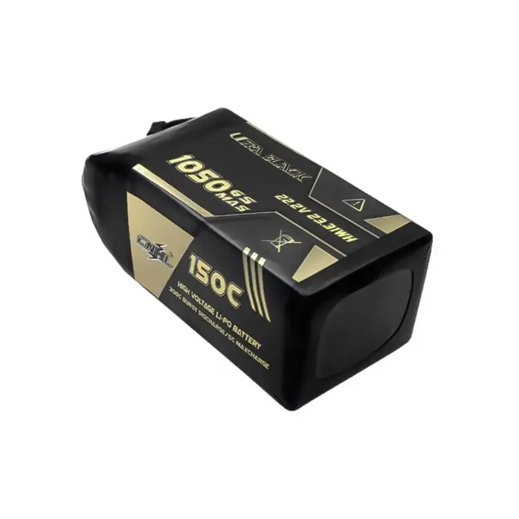 CNHL Ultra Black Series 1050mAh 150C 6S LiPo Battery - XT60 - Image 3