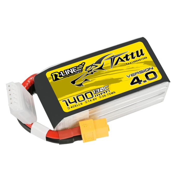 Tattu R-Line 1400mAh 4S 130C LiPo Battery