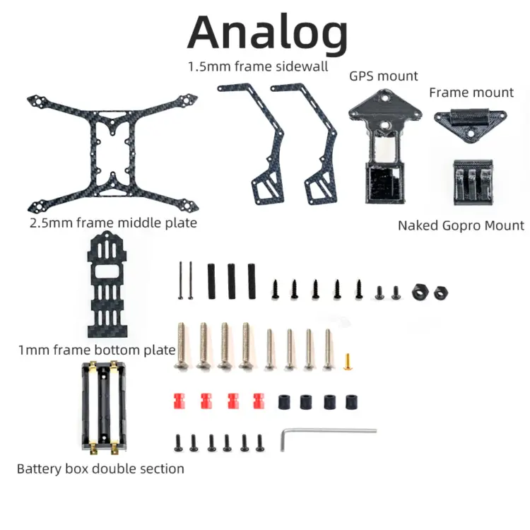 Rekon FPV Rekon35 Nano LR 3.5" 2S Frame Kit - Analog - Image 3