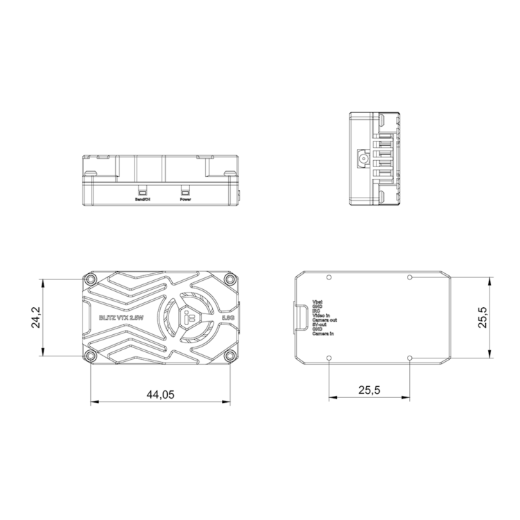 iFlight BLITZ Whoop 5.8GHz 2.5W VTX - Image 2