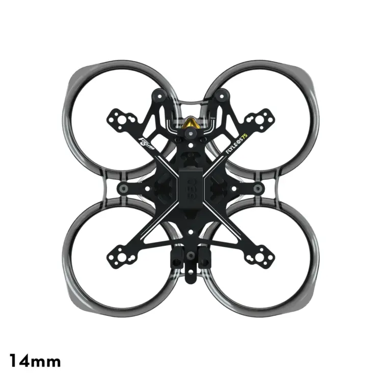 FlyLens 75 O3 Frame kit - Clear Black - Image 4