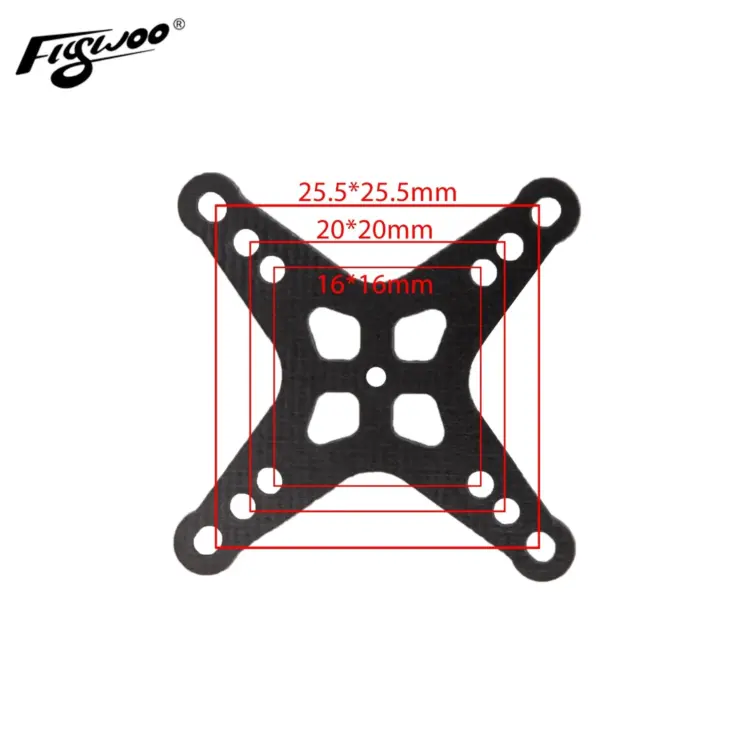 3PCS Flywoo DJI O3 Air Unit 20x20 16x16 adapter plate - Image 4