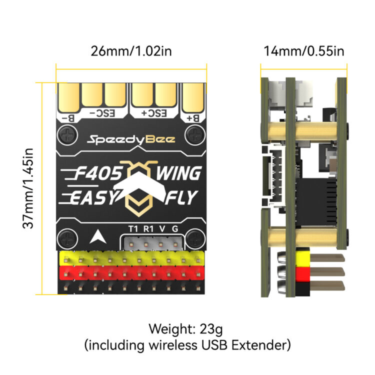 SpeedyBee F405 Fixed Mini Wing Flight Controller