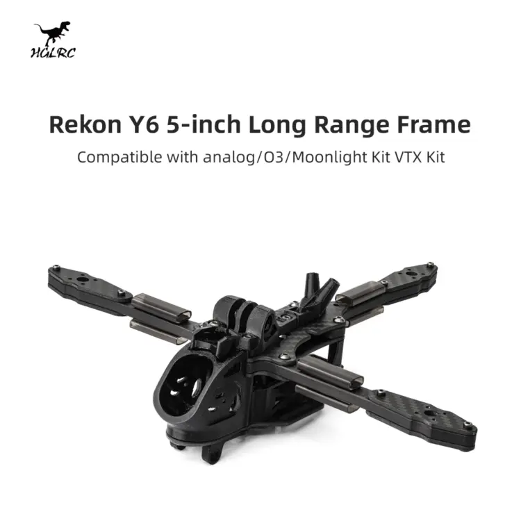 Rekon Y6 5" Analog/ O3/ Moonlight FPV Frame Kit