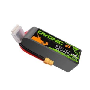 Ovonic 2200mAh 120C 6S 22.2V LiPo Battery with XT60 Plug